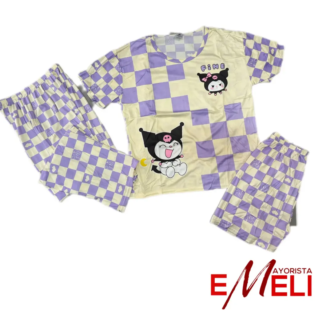 Pijama 3 piezas mujer (unidad)