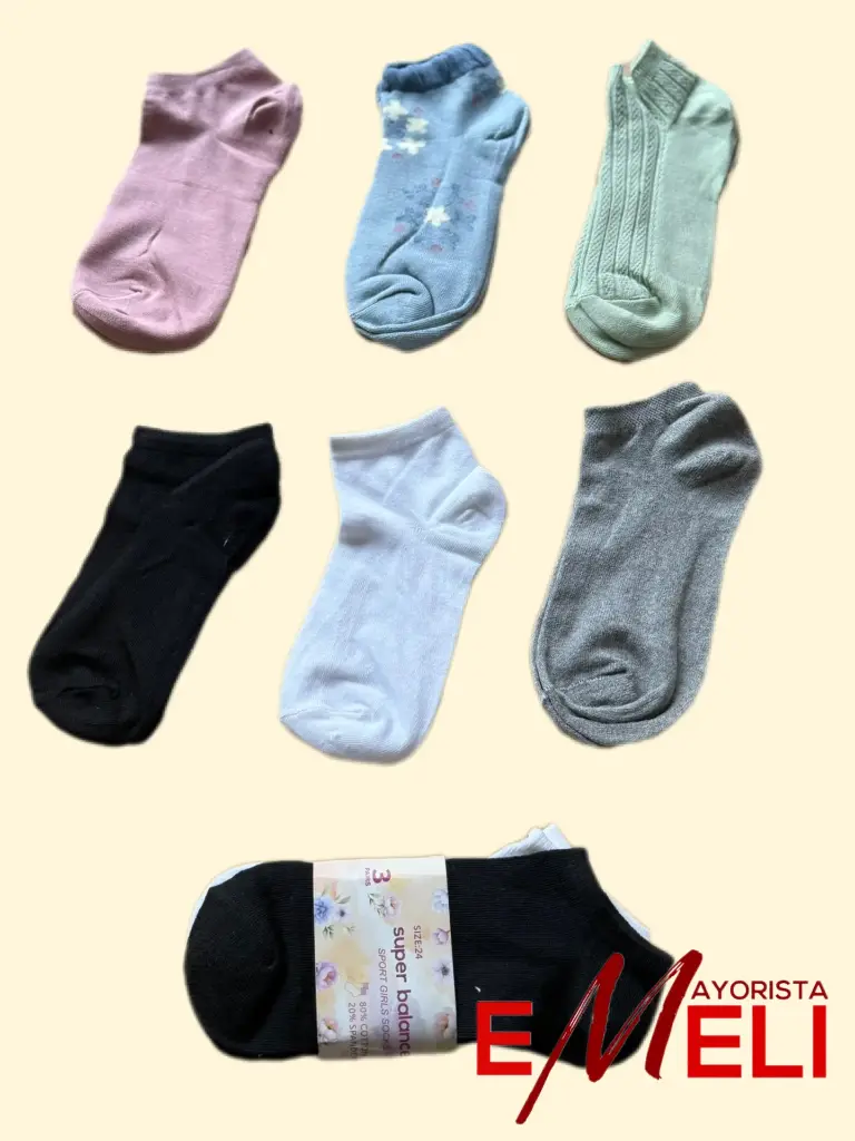 Soquetes de mujer super balance por docena