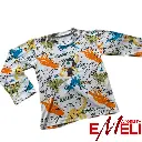 Remera modal estampada de niño por unidad