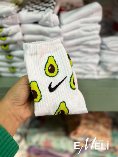 Medias estampadas Tenis 3/4 (docena)