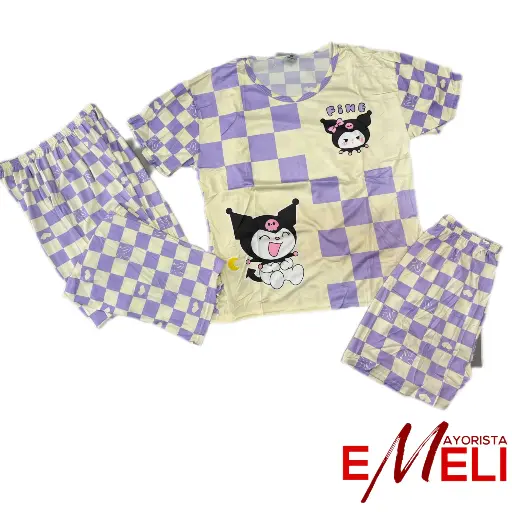 Pijama 3 piezas mujer (unidad)