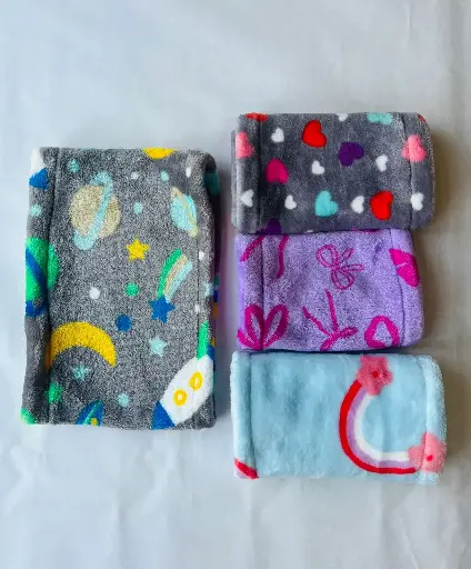Cuellito infantil polar soft estampado por unidad